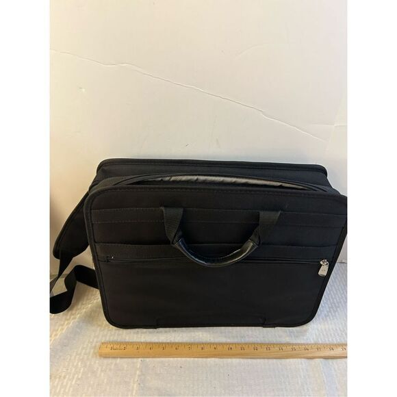Samsonite laptop computer bag padded black 17x14x5.5" multi compartments - Picture 5 of 12